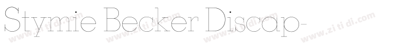 Stymie Becker Discap字体转换